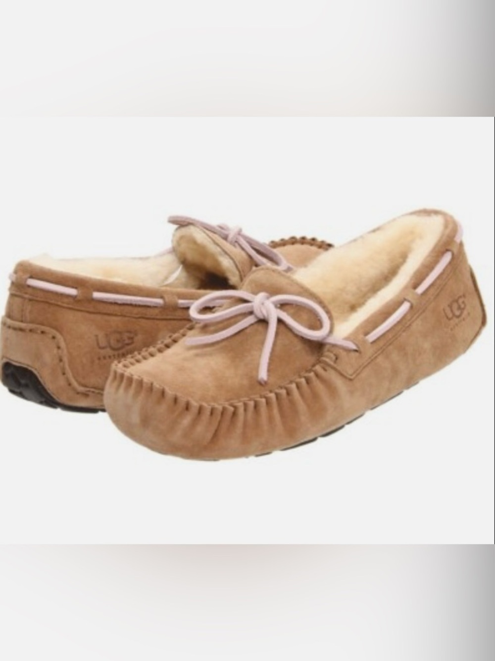 UGG Tan Cozy Slippers with Plush Lining